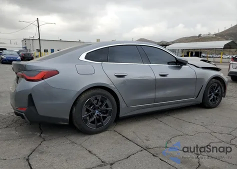 2024 BMW I4 Edrive 35 из США, поврежденный, VIN WBY43AW07RFS38250